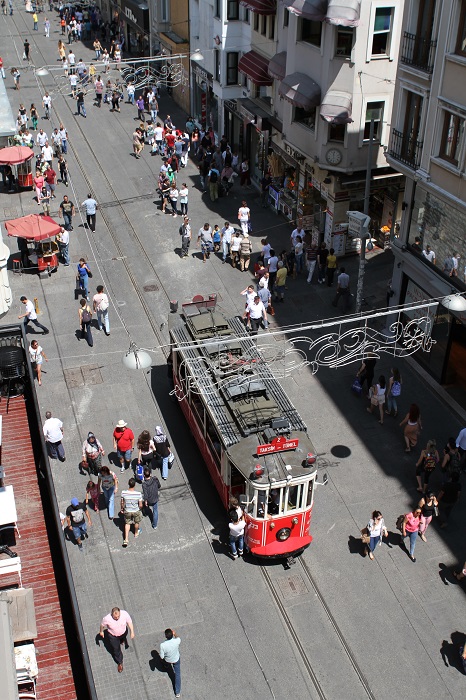 View of Red Tram