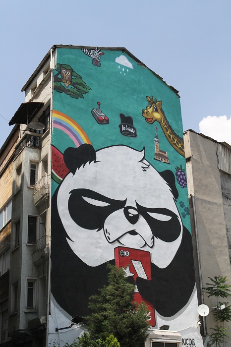 Panda Street Art