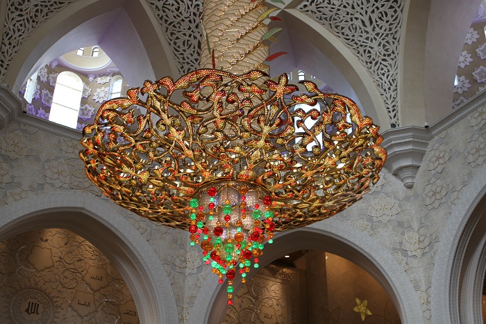 Inside the Sheikh Zayed Grand Mosque