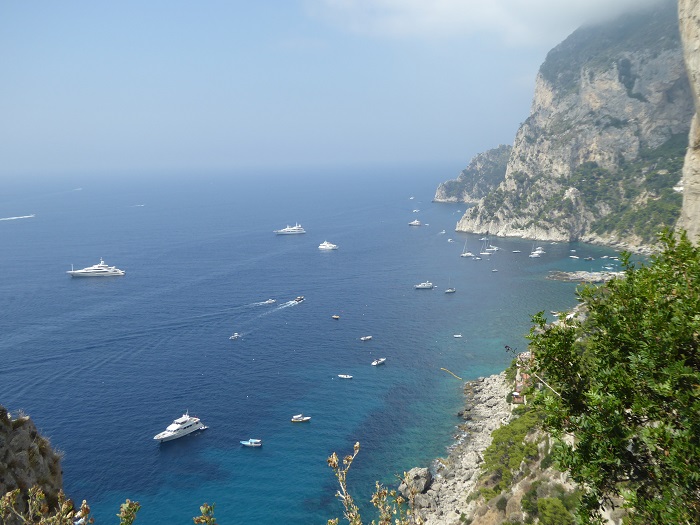 View from Giardini di Augusto