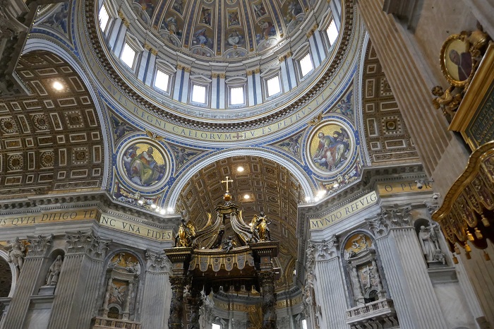 Interior of the Basilica