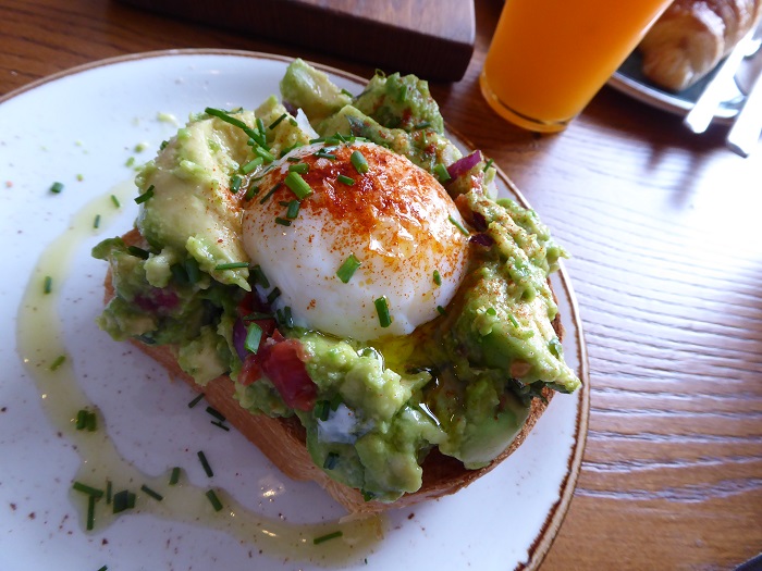 Guacamole on toast