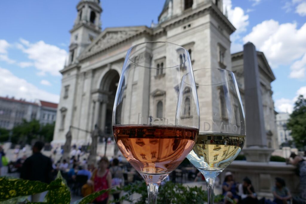 Wine near the Basilica