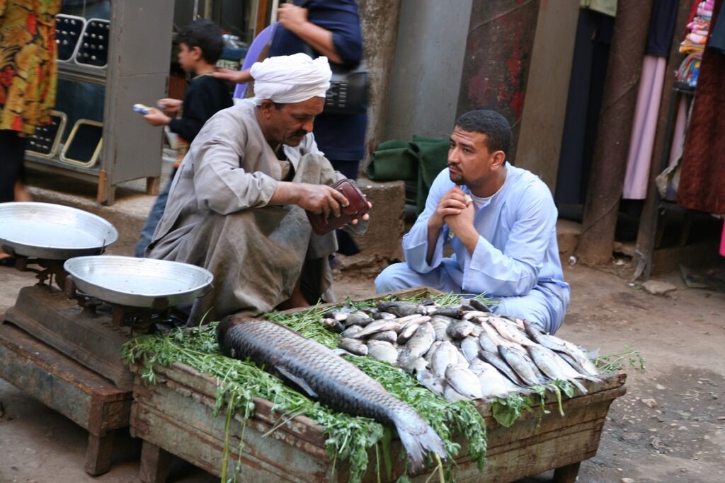 Fish seller