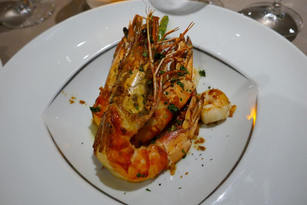 Prawns in Aqualina