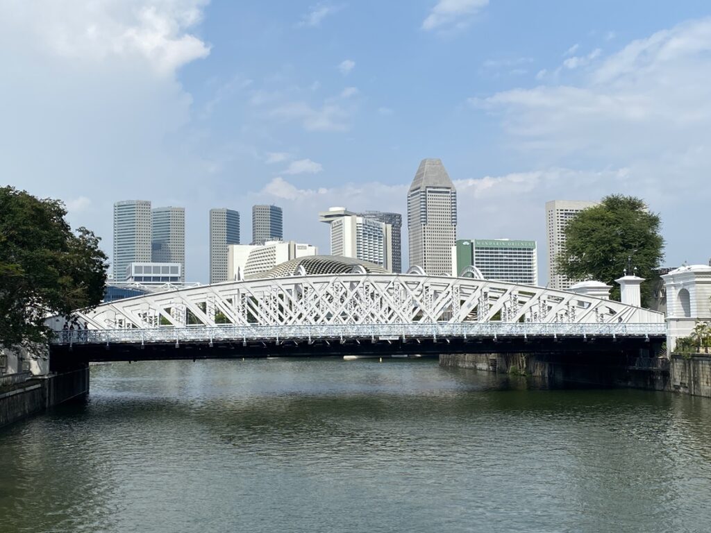 Singapore River and Anderson Bridge