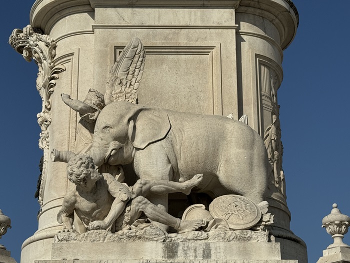 Elephant on the Equestrian Statue of King José I